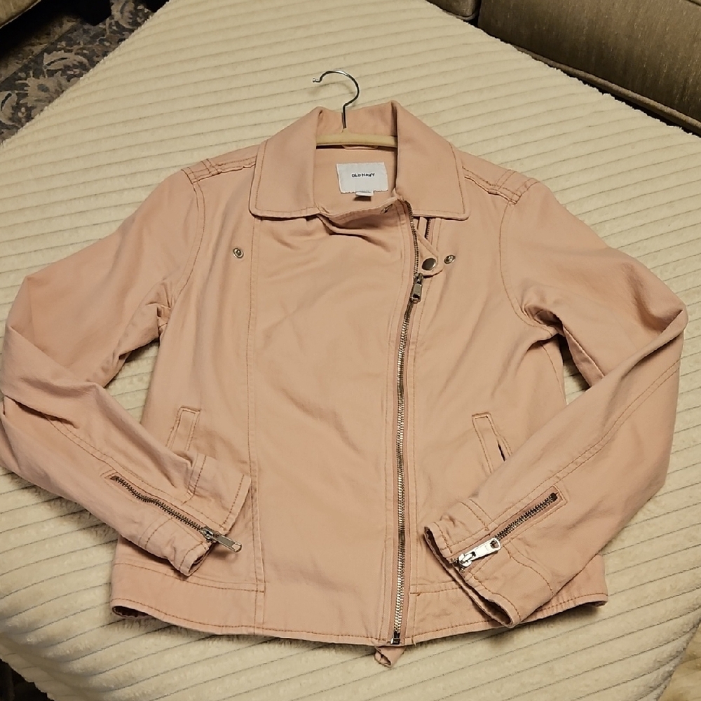 Old Navy Pink Moto Jacket